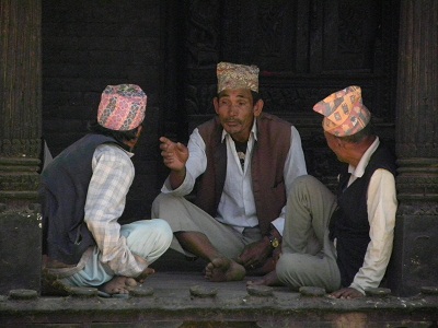 Nepal Männer Unterhaltung